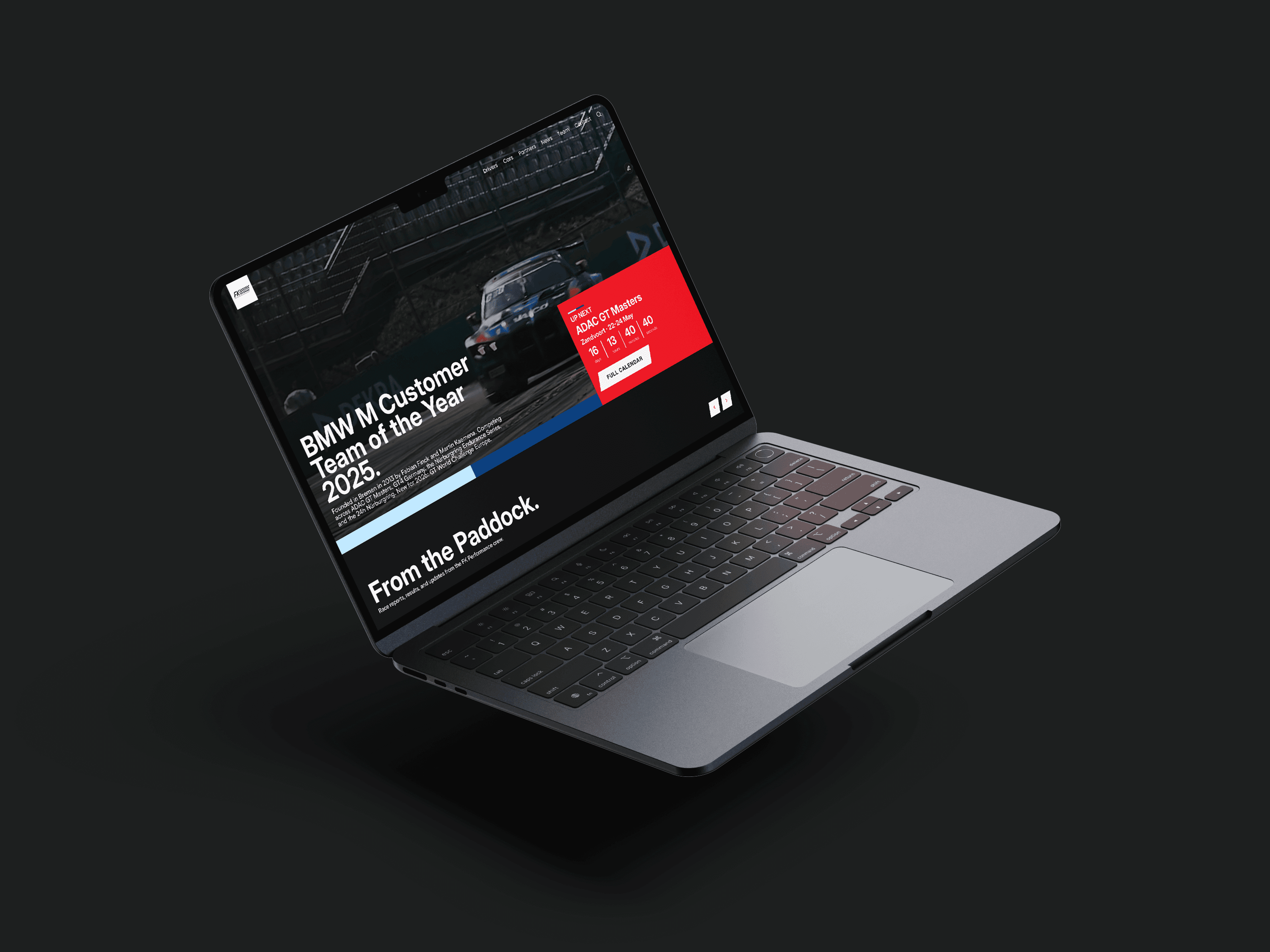 FK performance hero concept mock