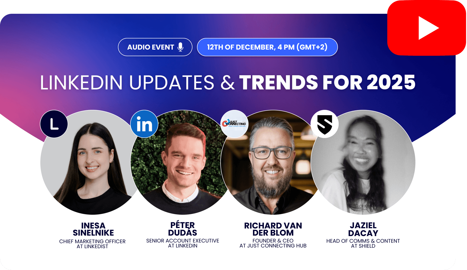 Youtube recording: LinkedIn updates and Trends 2025