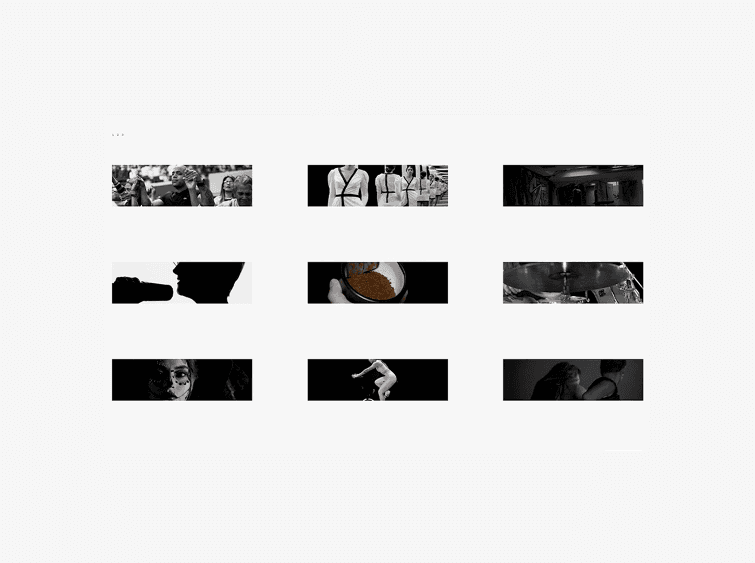 Minimalist Videography Portfolio