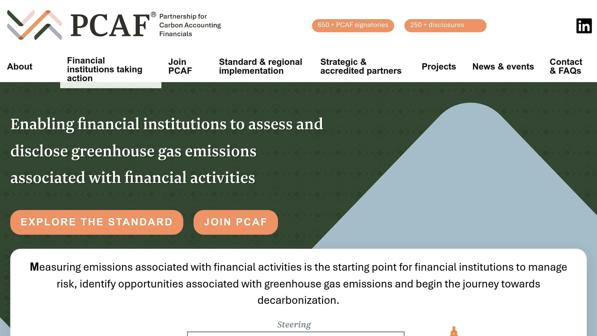 Partnership for Carbon Accounting Financials