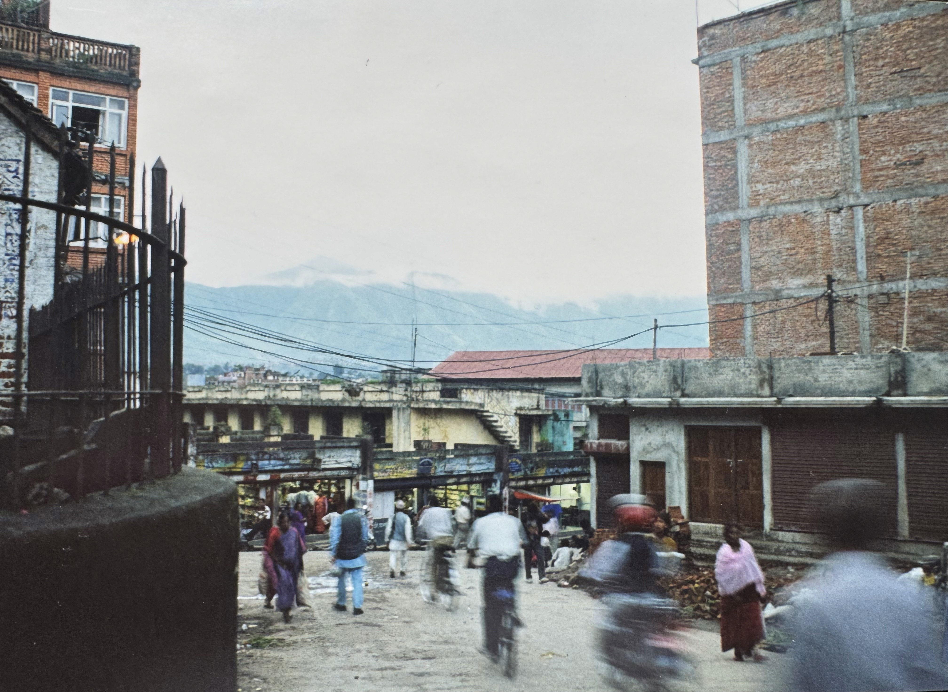 A scene in Kathmandu, August 1997, photo by Rafia Mahli