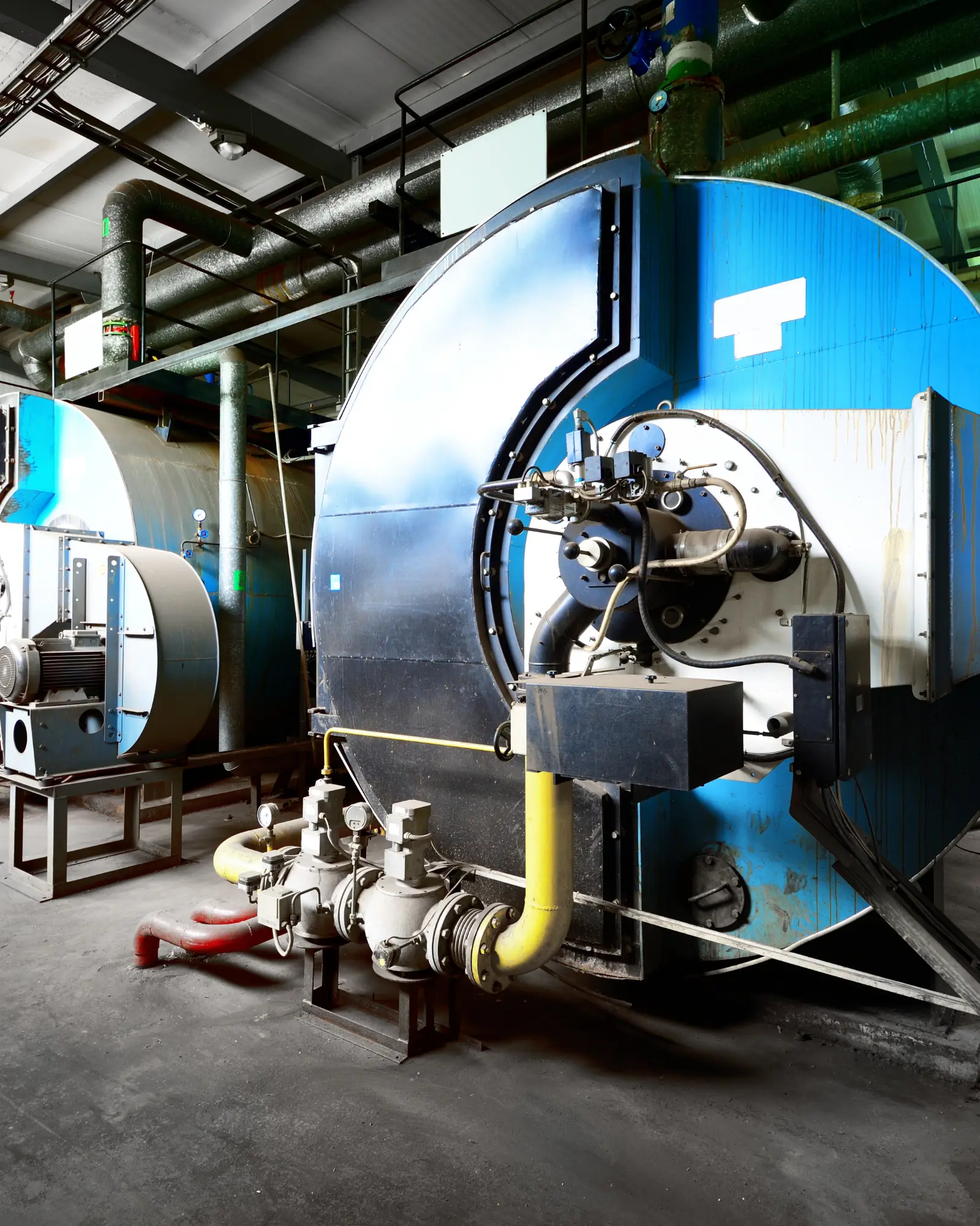 Large Mechanical Boiler in a Mechancial Room