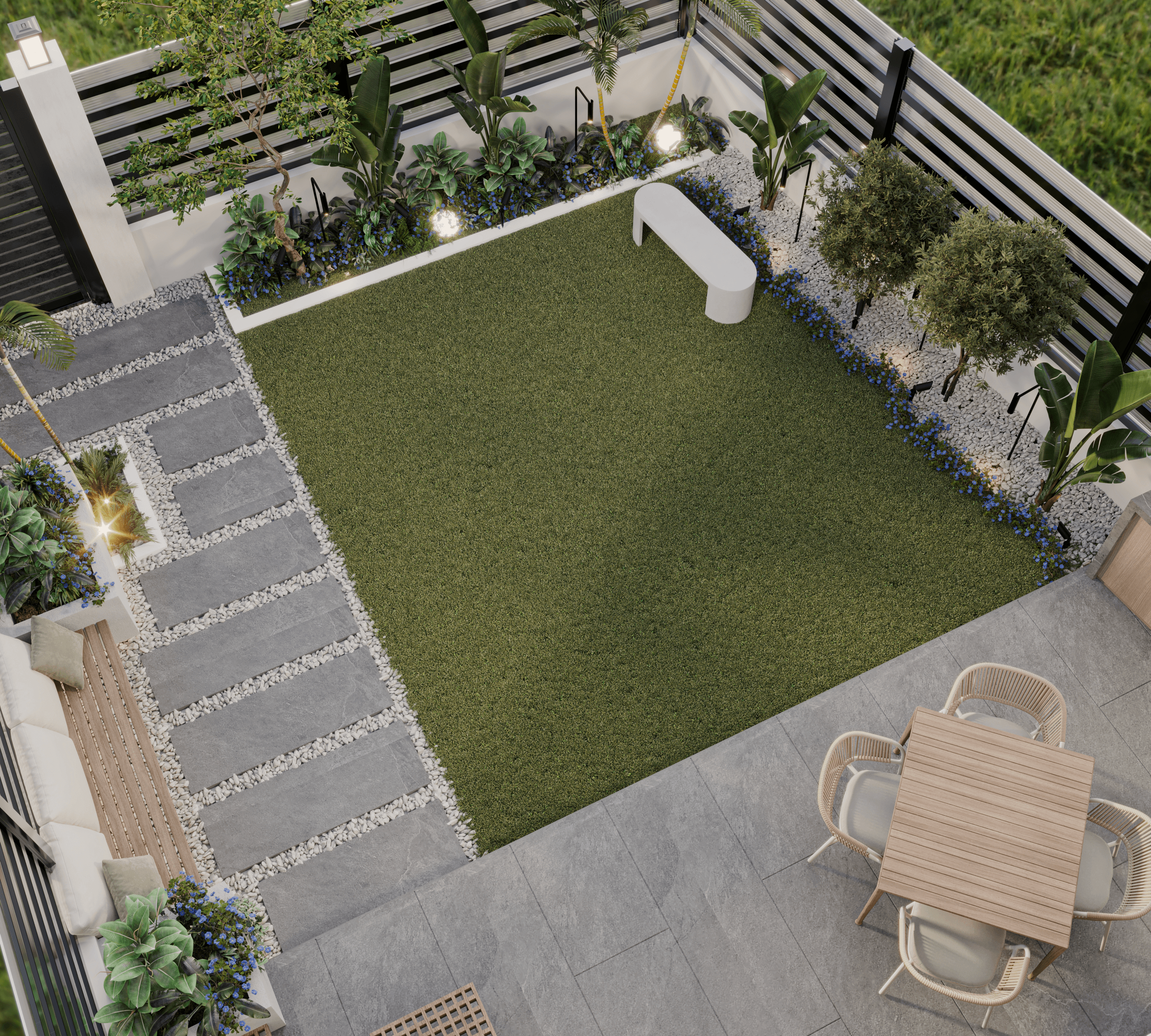 Project showcase image featuring a modern, refined interior.