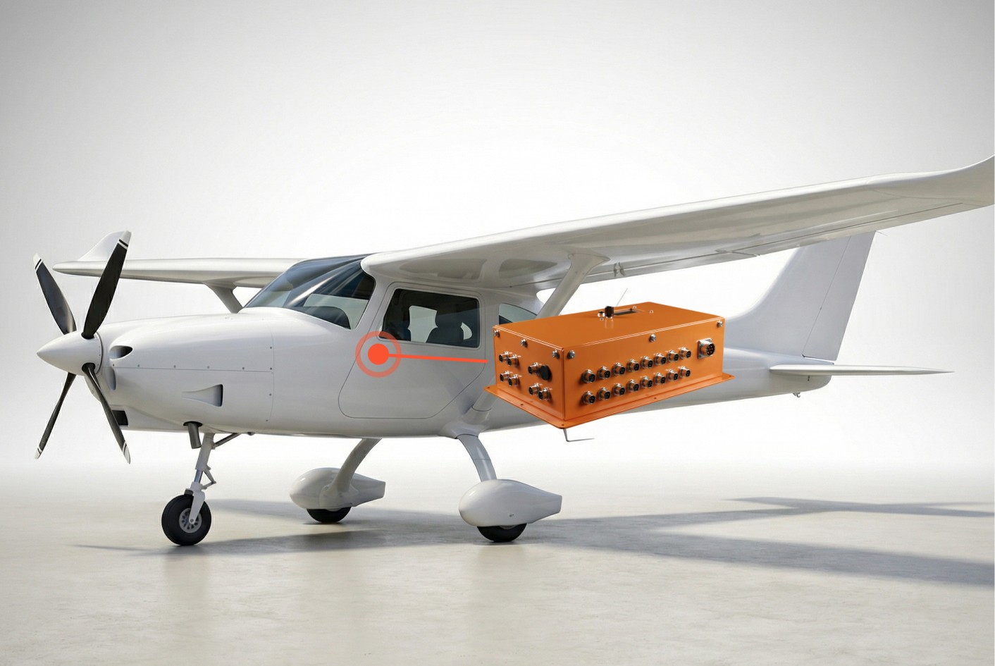 Modul s baterií pro PPG meter.