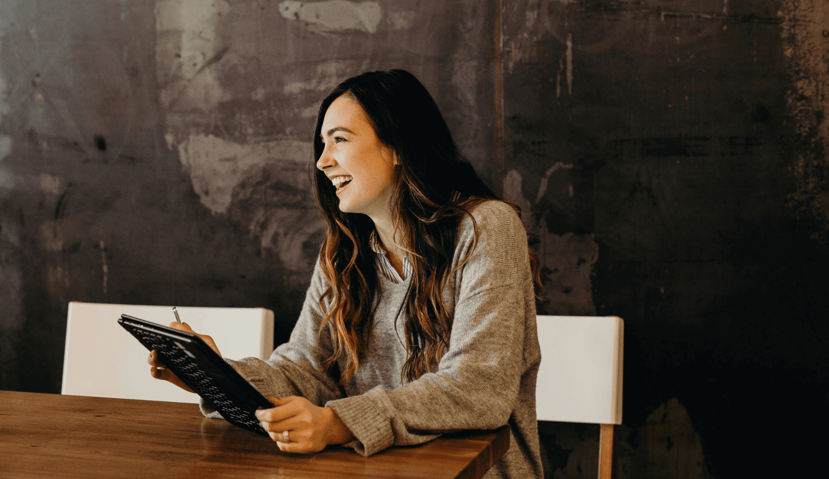 sticky notes on corkboard