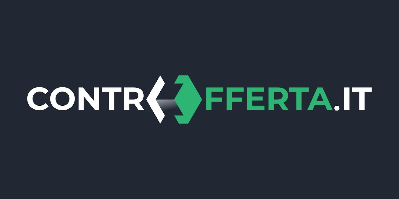 Logo of Controfferta.it, a platform simplifying high-value purchases using AI and trusted provider selection.