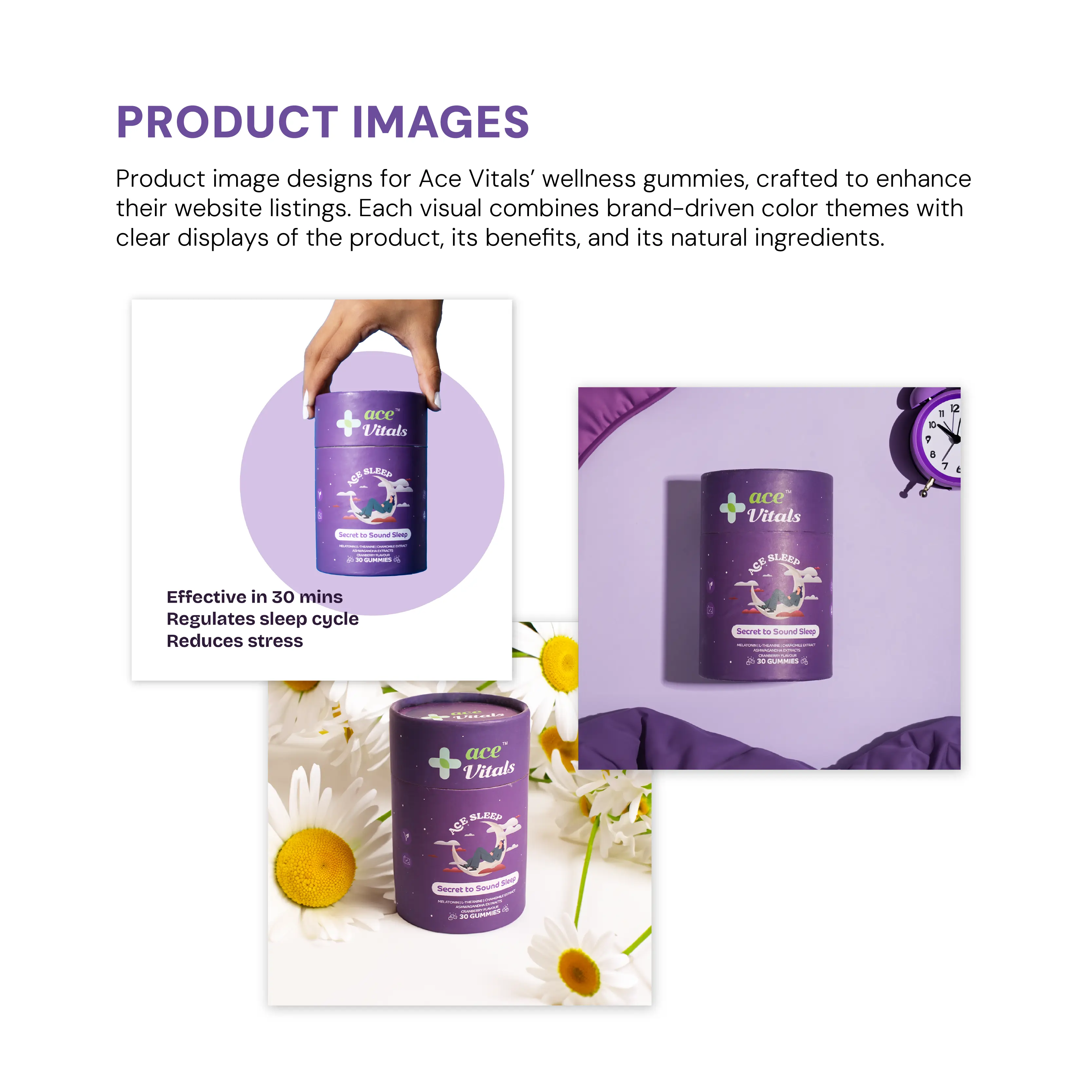 Product Display images for Ace Vitals