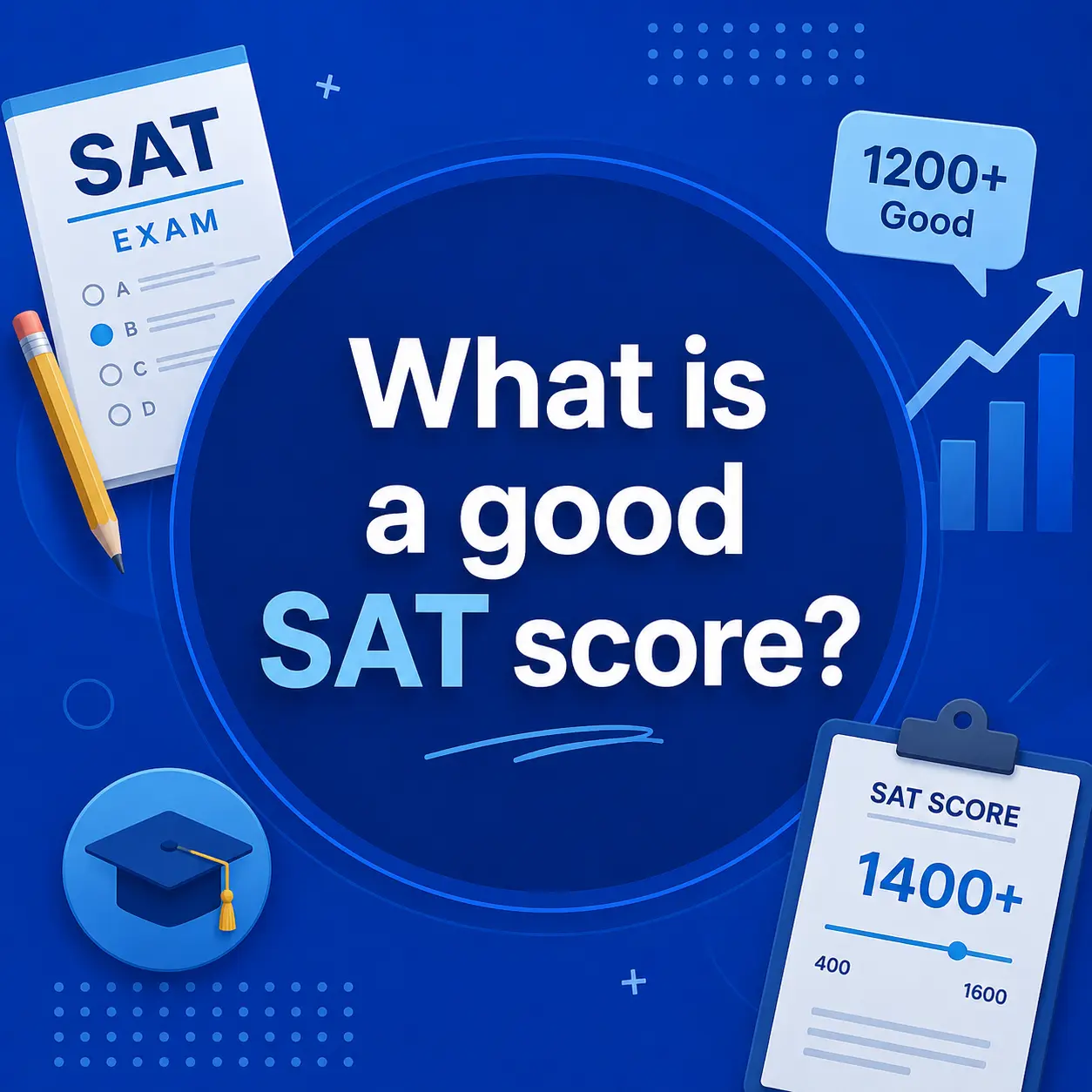 What is a good SAT score 2026 guide showing score ranges by college selectivity tier from 400 to 1600 scale and percentile benchmarks for admissions.