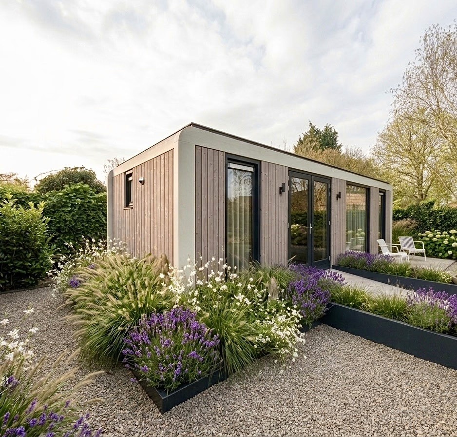 Tuinkamer Jasmijn in groene omgeving