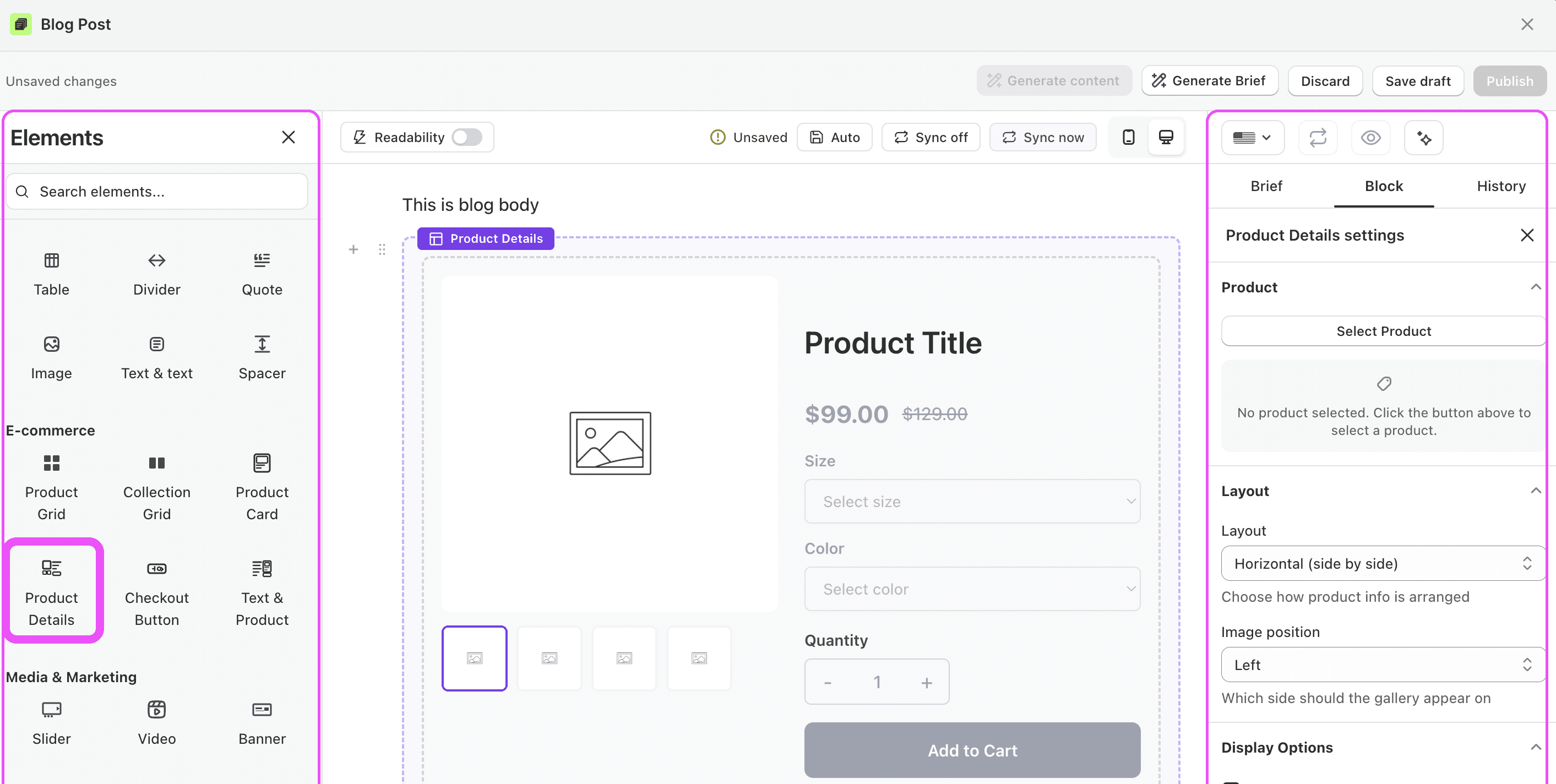 how to customize shopify blogs with no code app