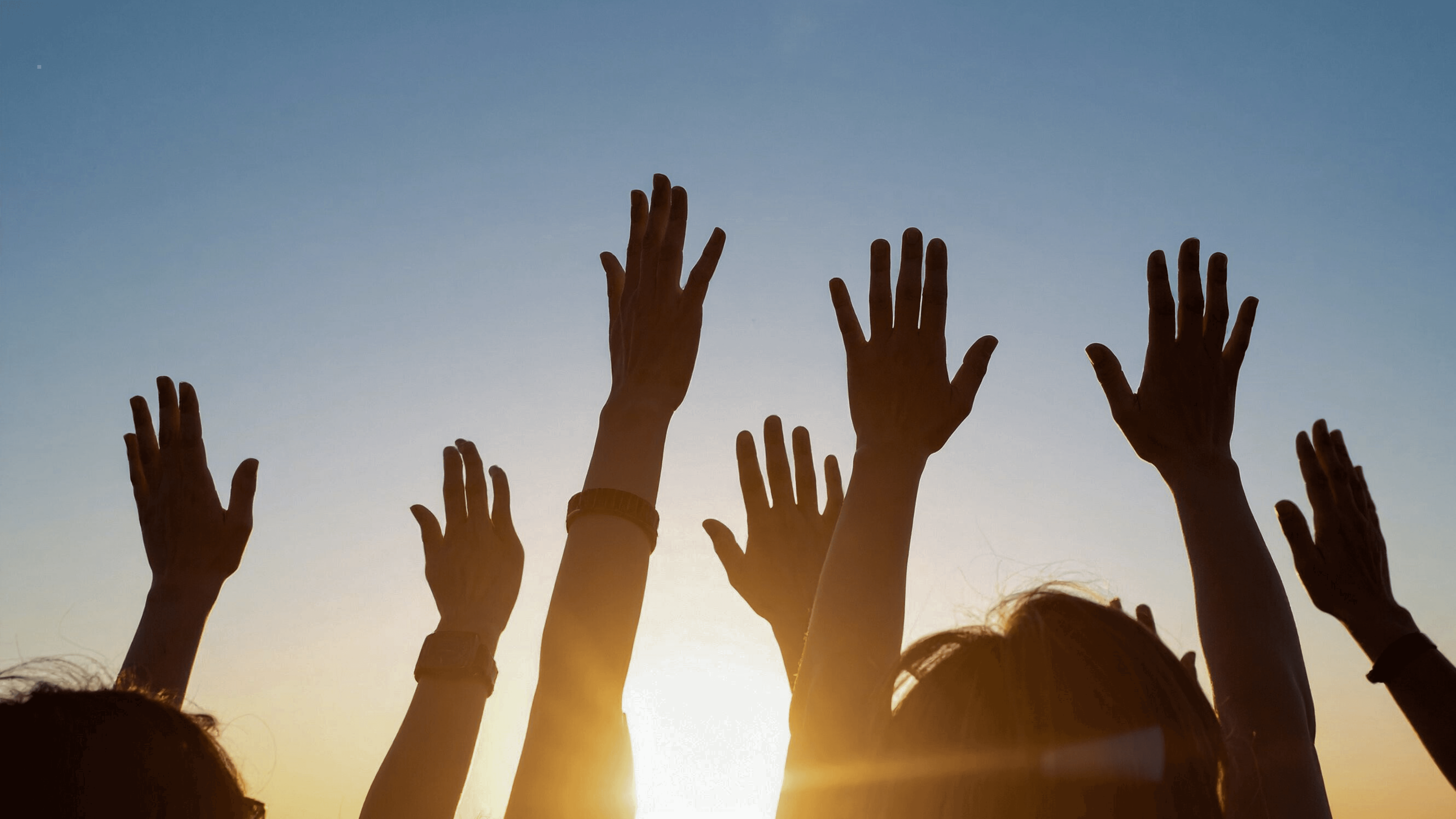 frågor och svar. räcker upp händer