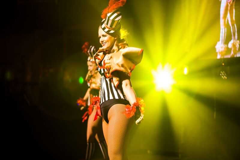 Entertainers on stage at the Hummingbird House Event