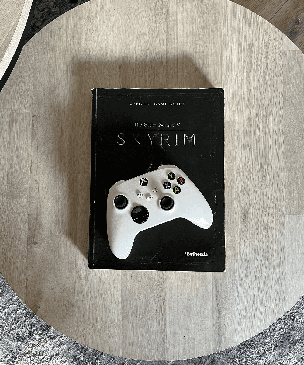 Matt's Skyrim game guide and Xbox controller