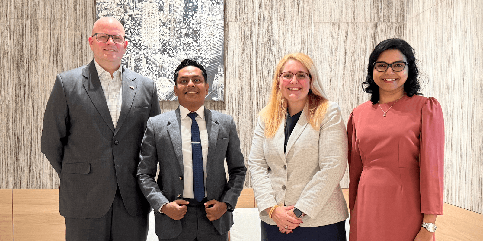 CarePolicy.US leadership team at their 2025 Gala Night and Awards Ceremony celebrating achievements and provider support.