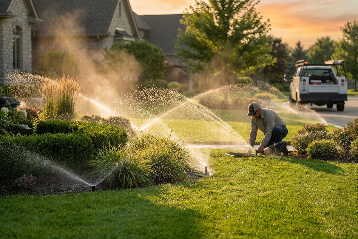zakładanie systemów nawadniania
