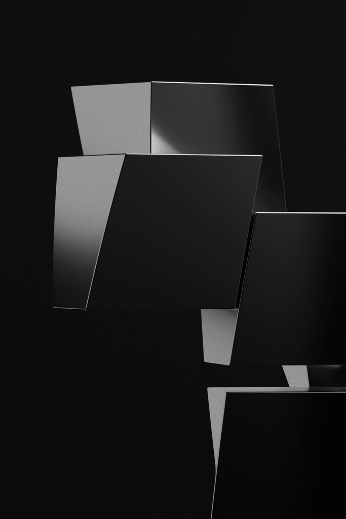 A black and white photo of a lamp