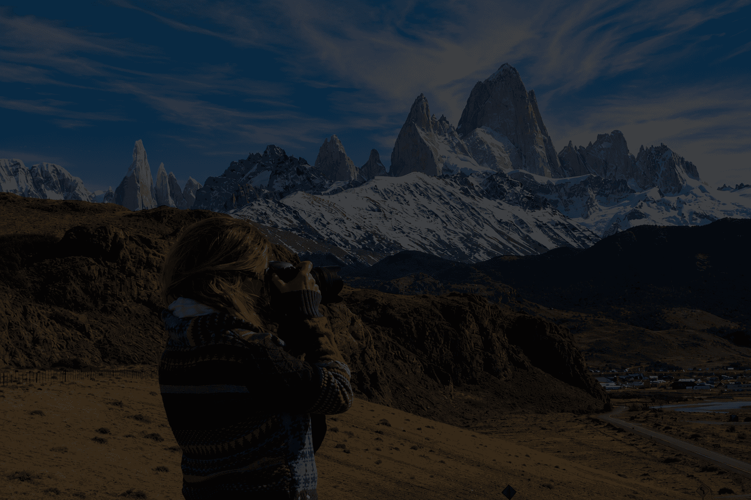 Traveler on a scenic hiking route representing Trova guided expeditions.