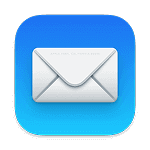 iOS email app logo design showcase by Grasio Jeremia for UI/UX creative portfolio