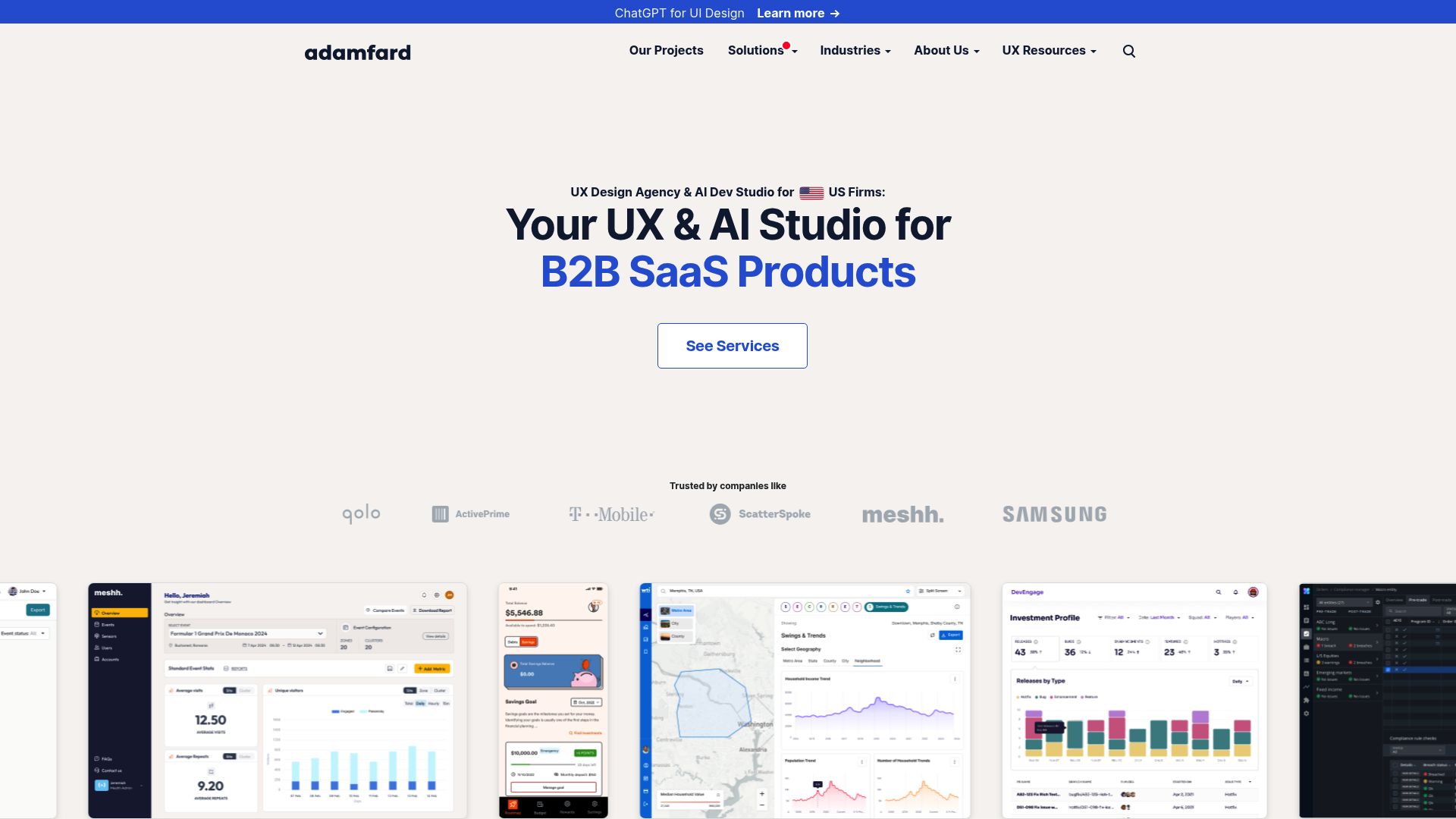 Top 10 Top UX Agencies to Watch in 2025 - Adam Fard Studio