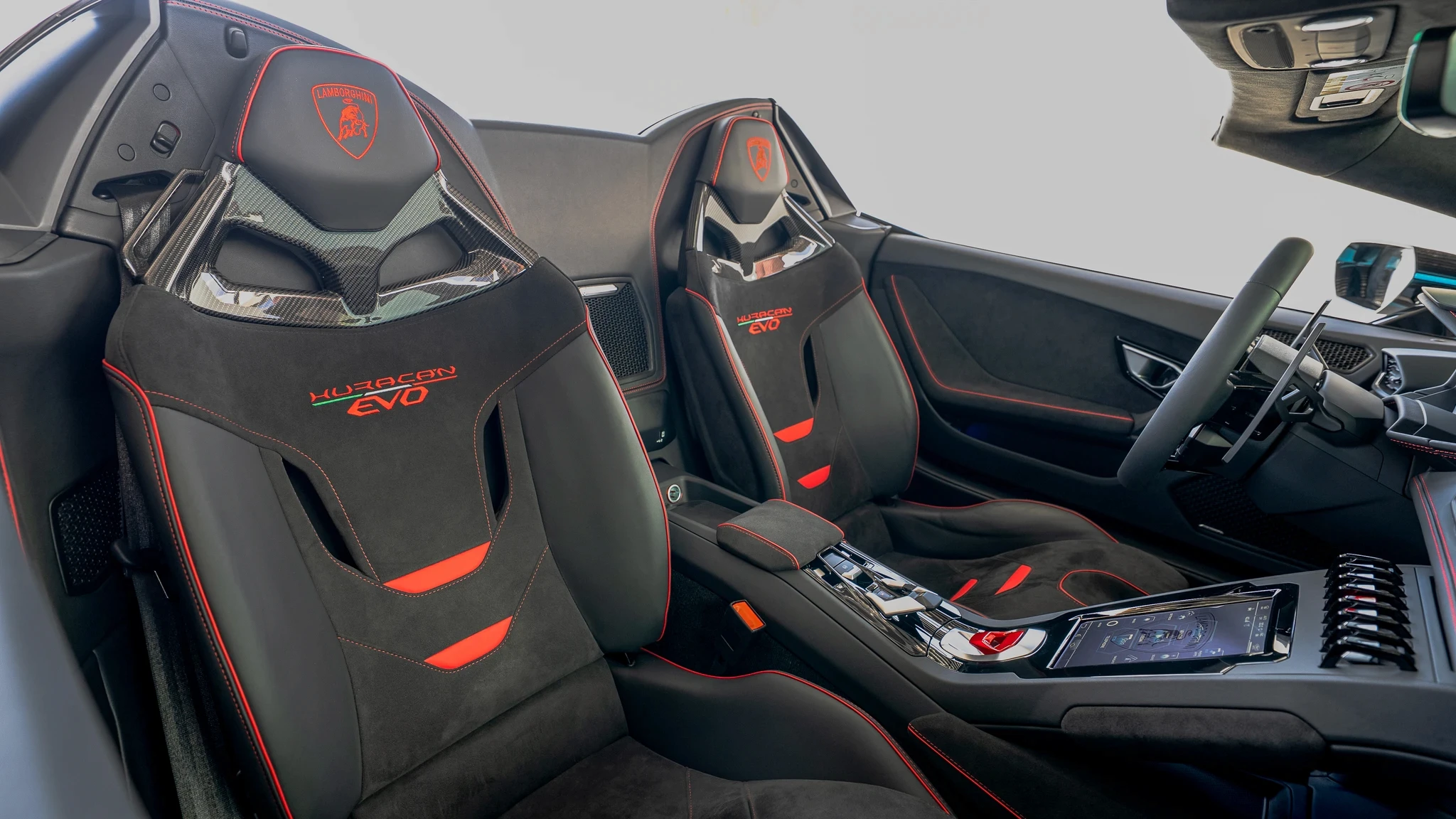 Green glass-metallic background with statistic cards