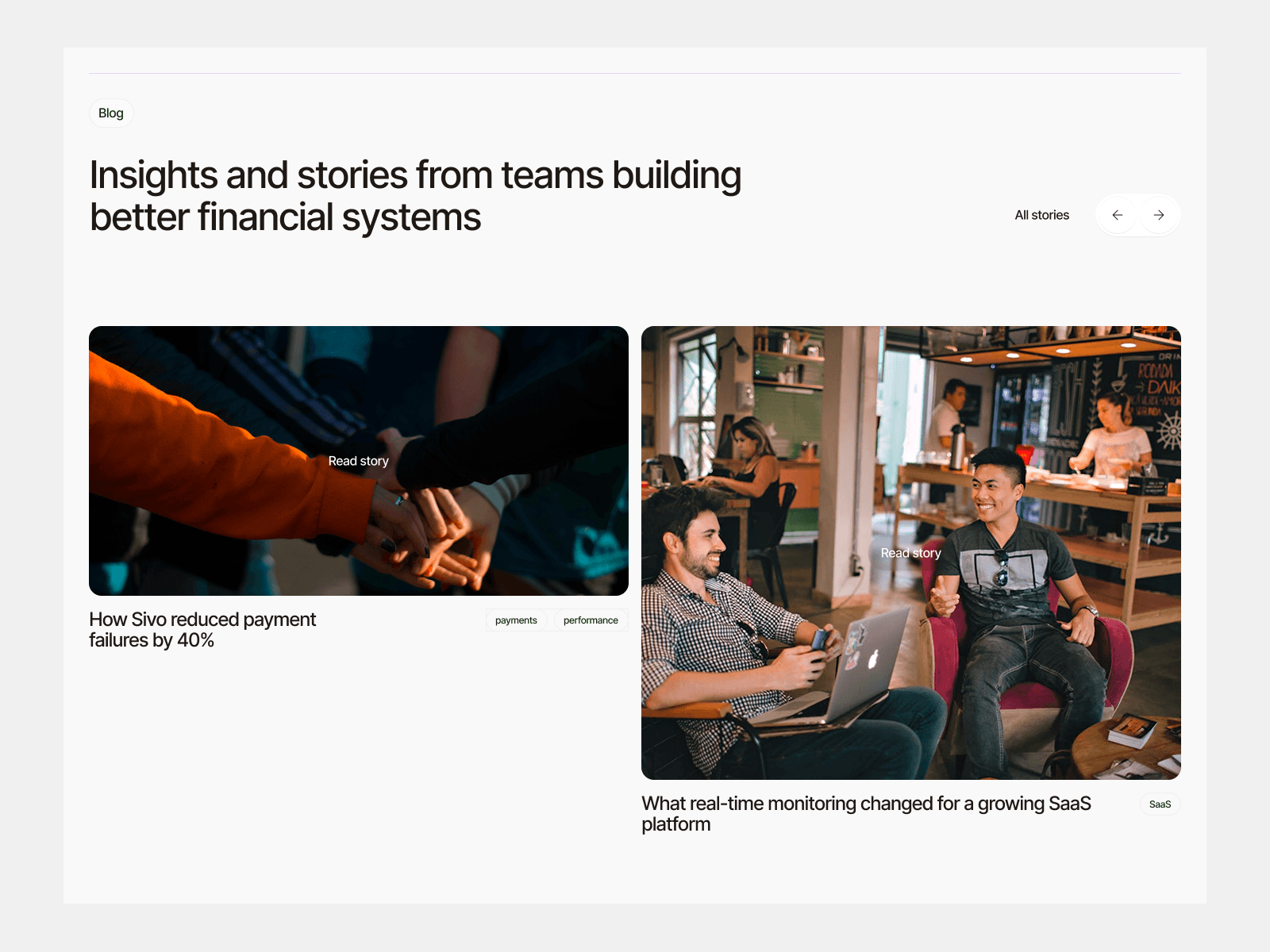 Secure financial platform dashboard showing transaction insights and performance metrics
