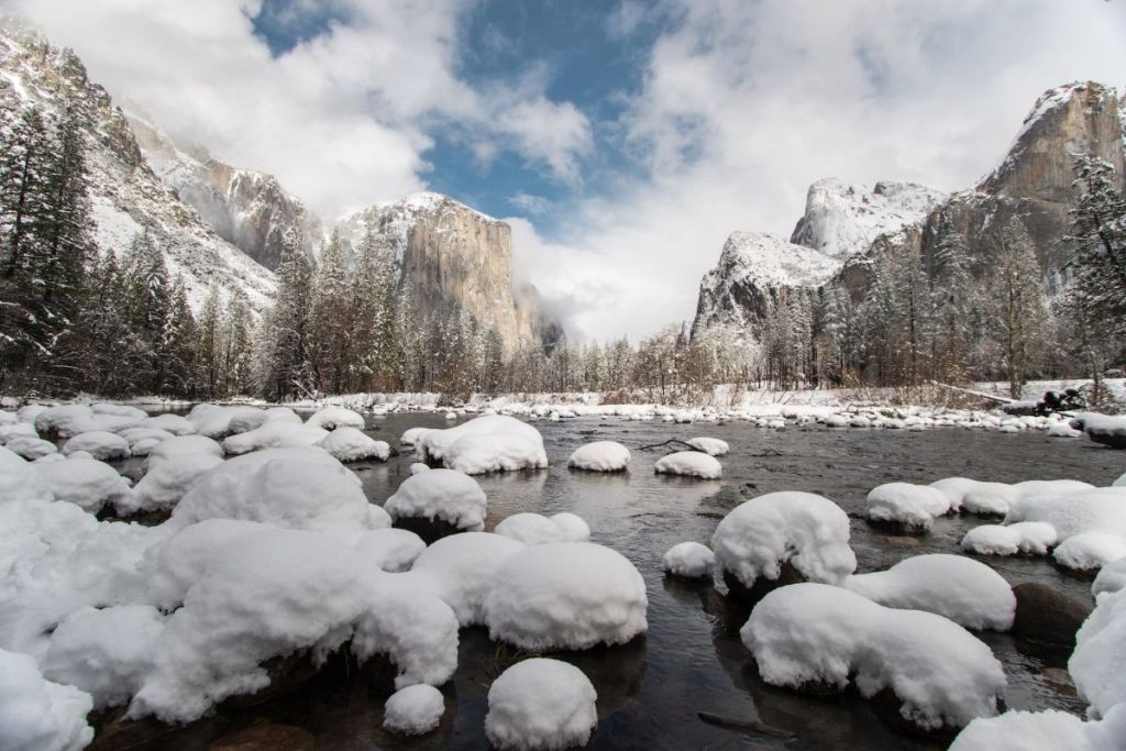 Yosemite in winter