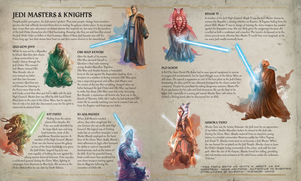 Jedi Masters & Knights from The Secrets of the Jedi