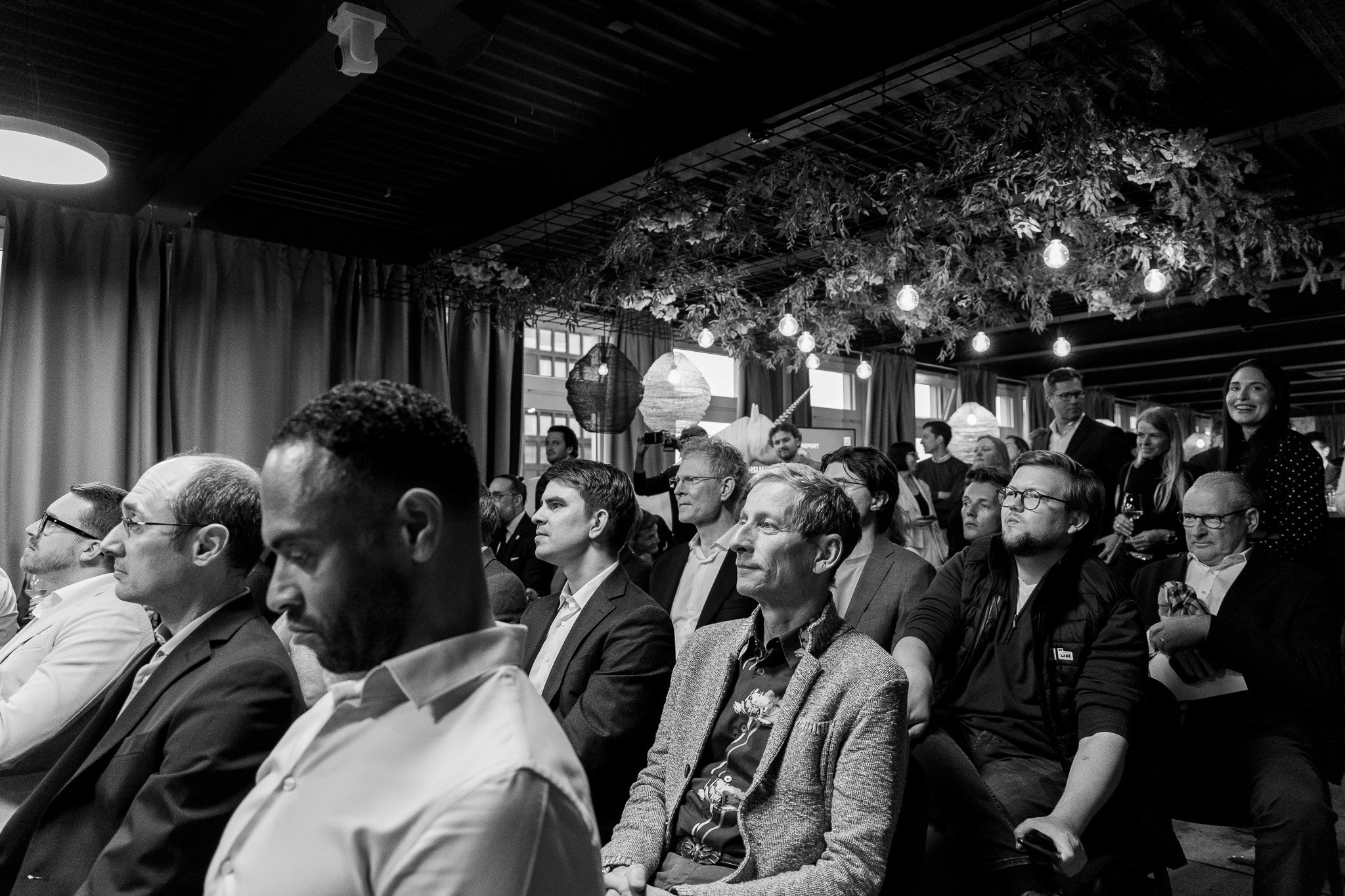 Audience attending a panel session at CV Summit in Zug.