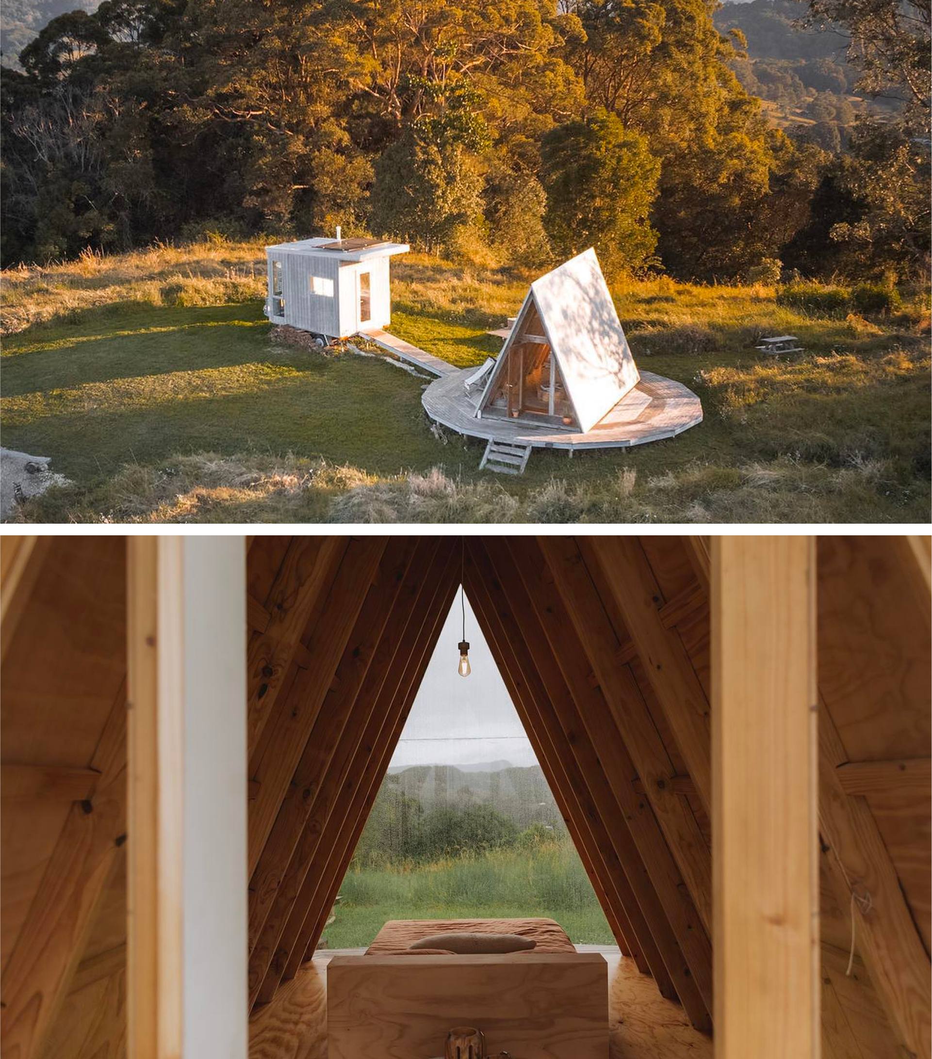 Salty Builds popular a-frame cabin