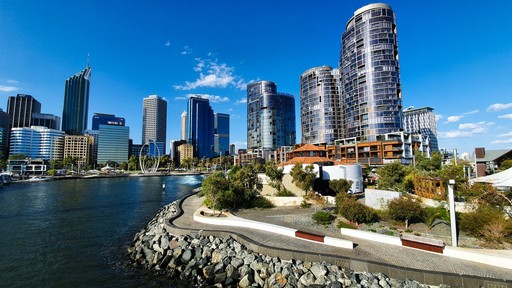 city skyline near body of water during daytime