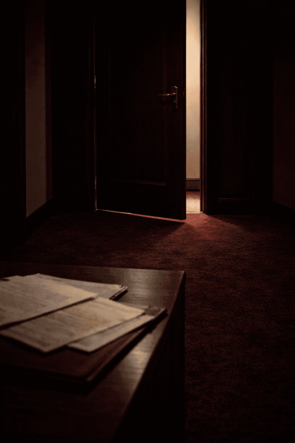 A smiling man with short hair stands with arms crossed, wearing a dark shirt against a neutral background.