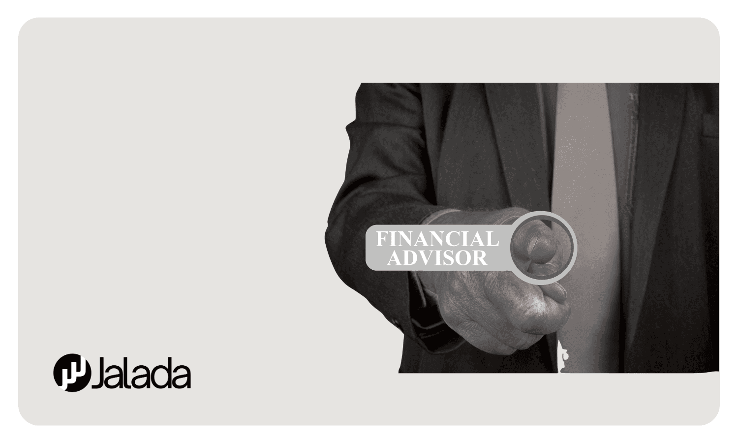 Financial Advisor Pointing