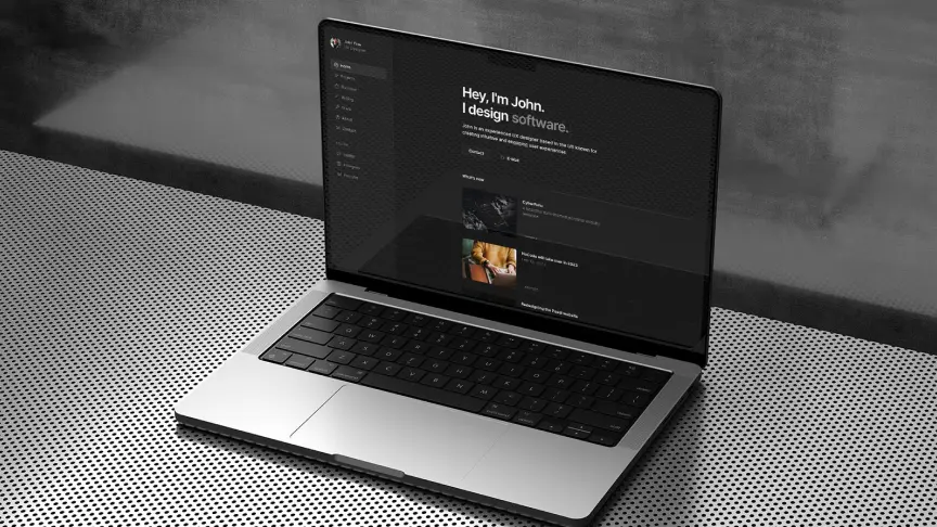 Dashfolio template