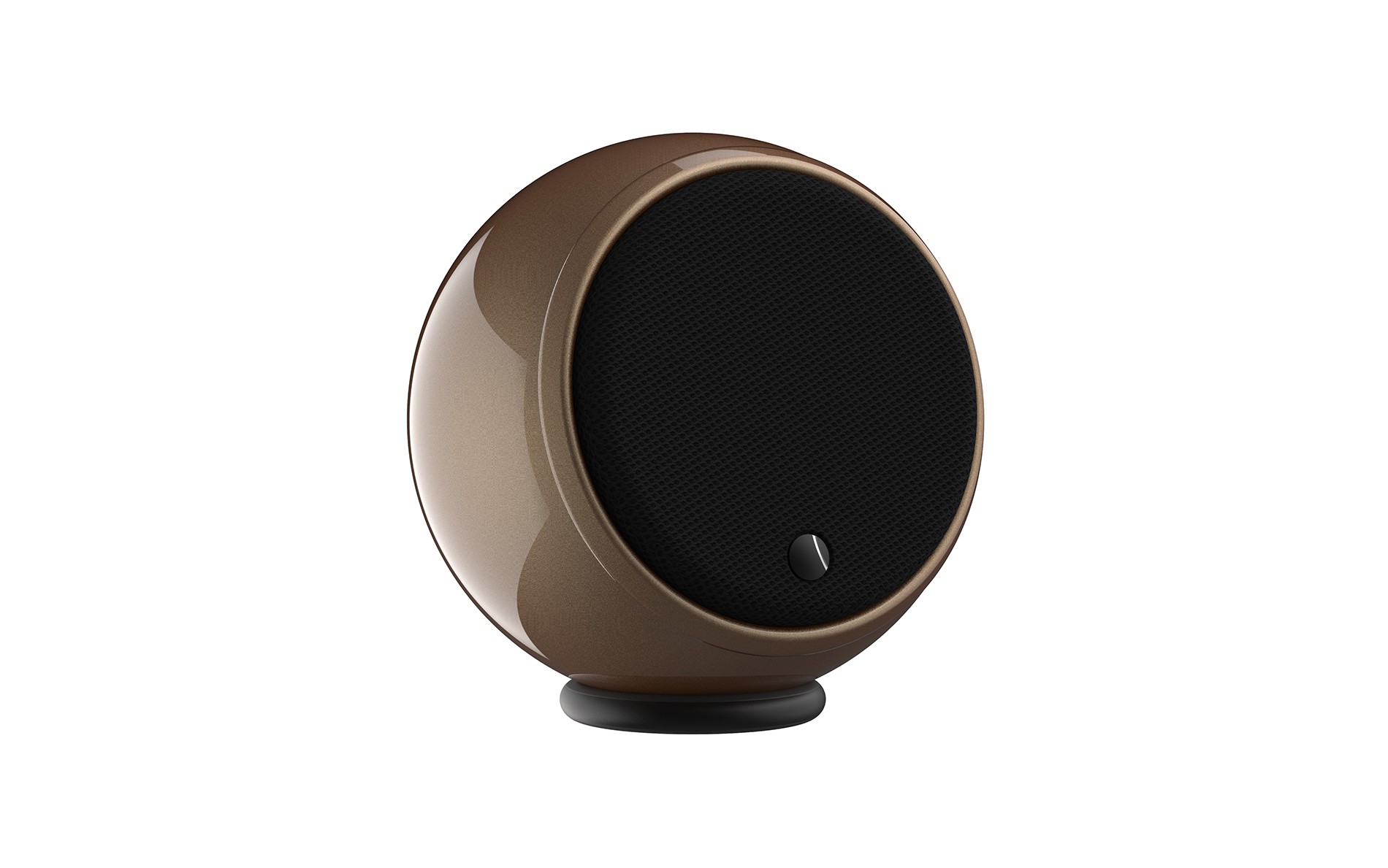 Orb speaker with bronze finish