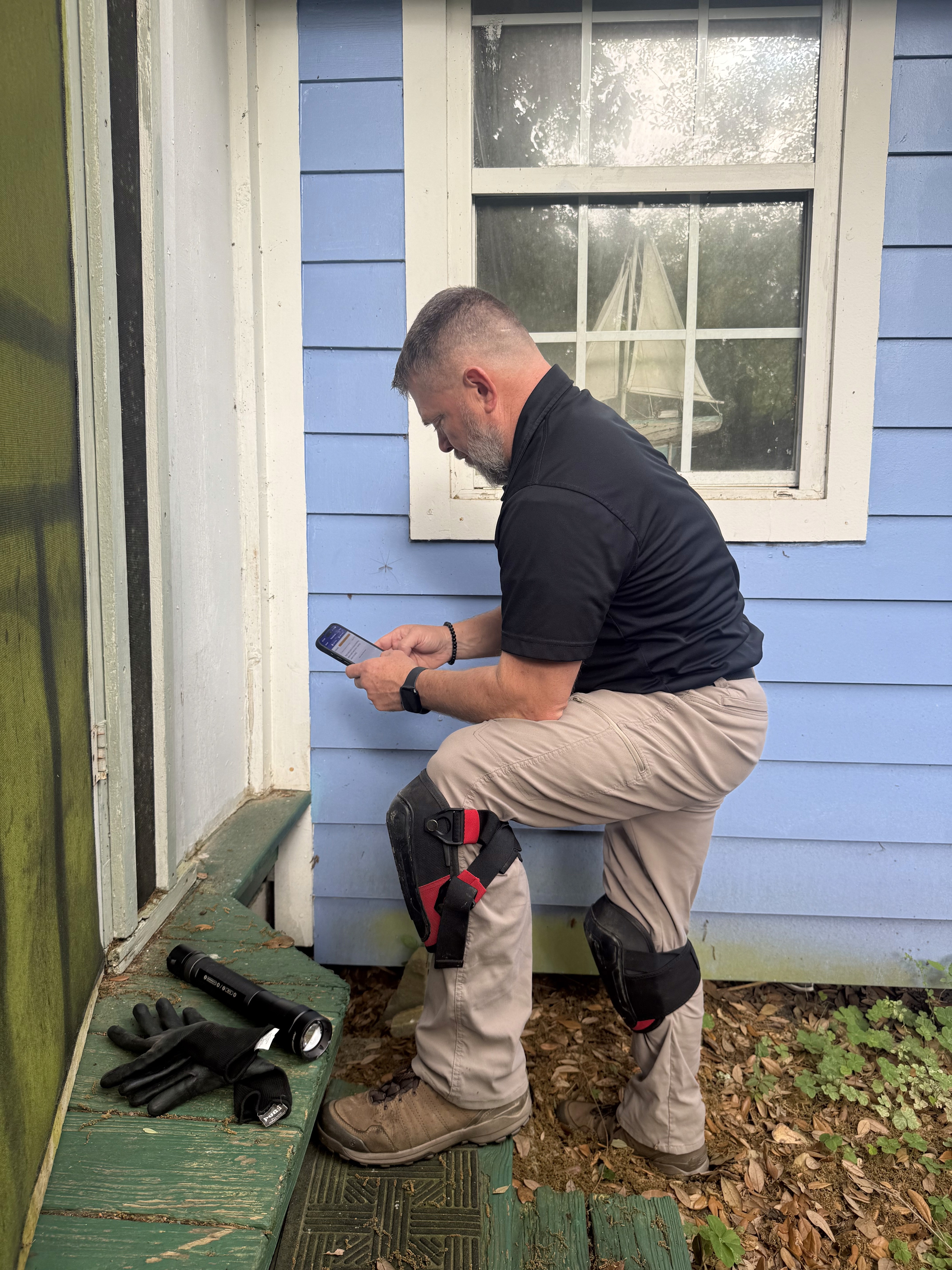 Slidell Louisiana home inspector with inspection sign