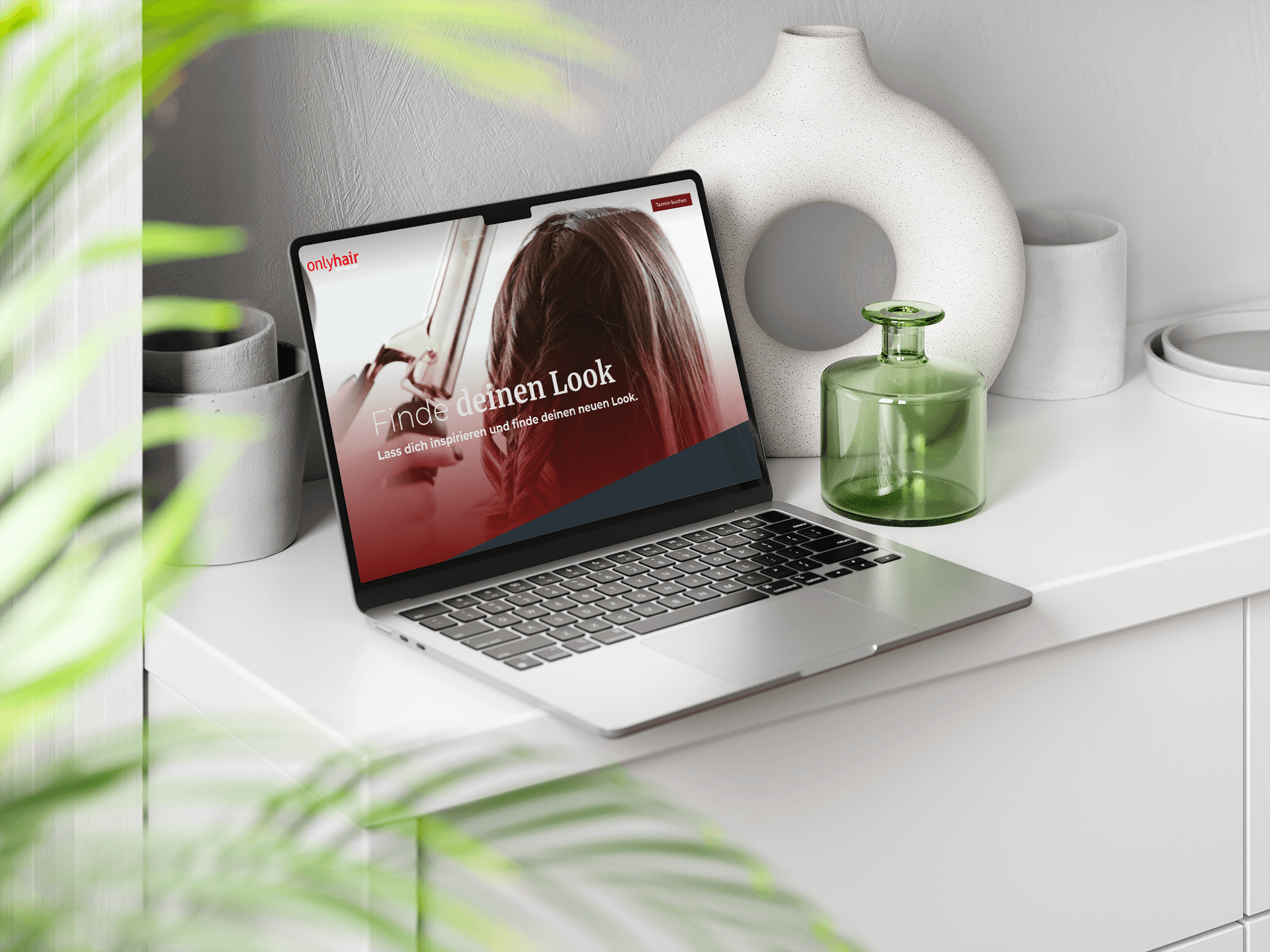 Mockup Webdesign Onlyhair