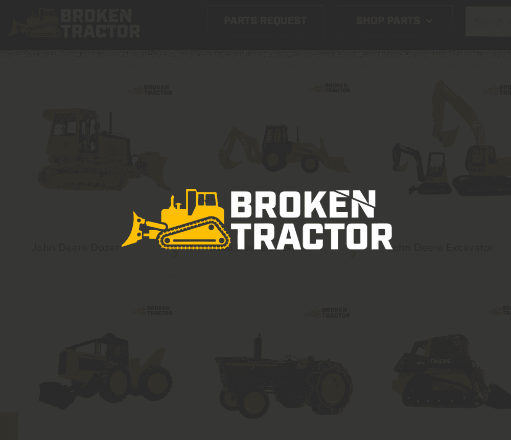 Broken Tractor Logo and Website Case Study