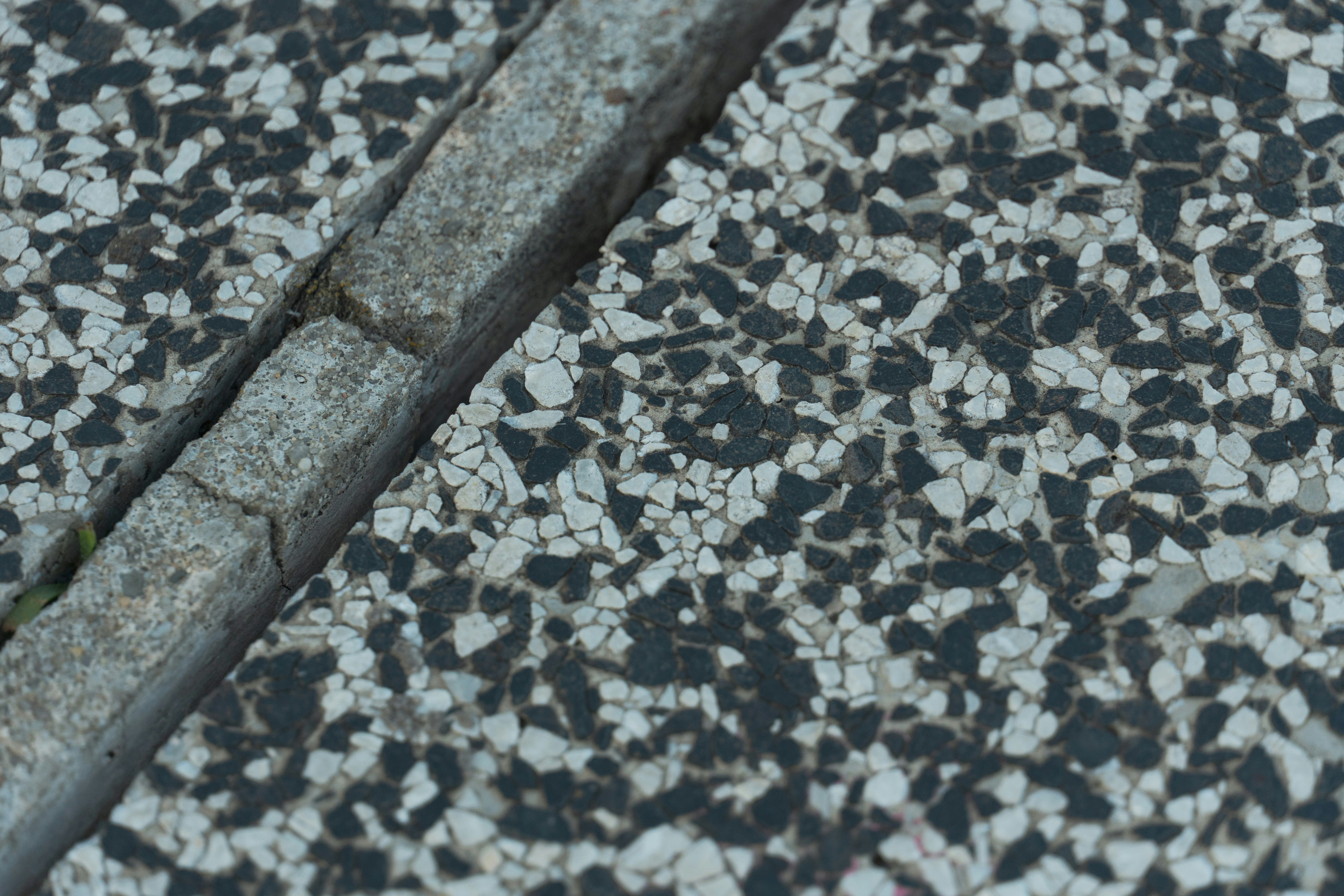 Close up of a textured surface with a seam.