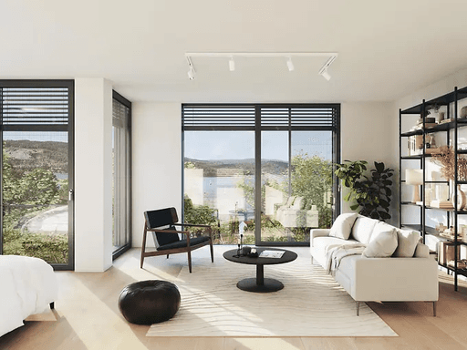 Schüco Perfect System mit Sonnenschutz
