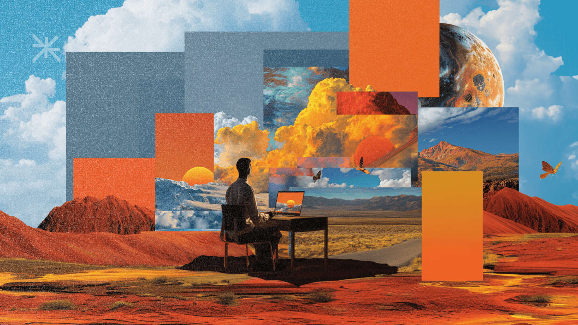 A colorful mosaic tunnel wall is shown.