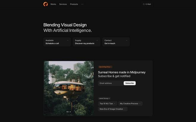 Artifact – Framer Website Template for Designers