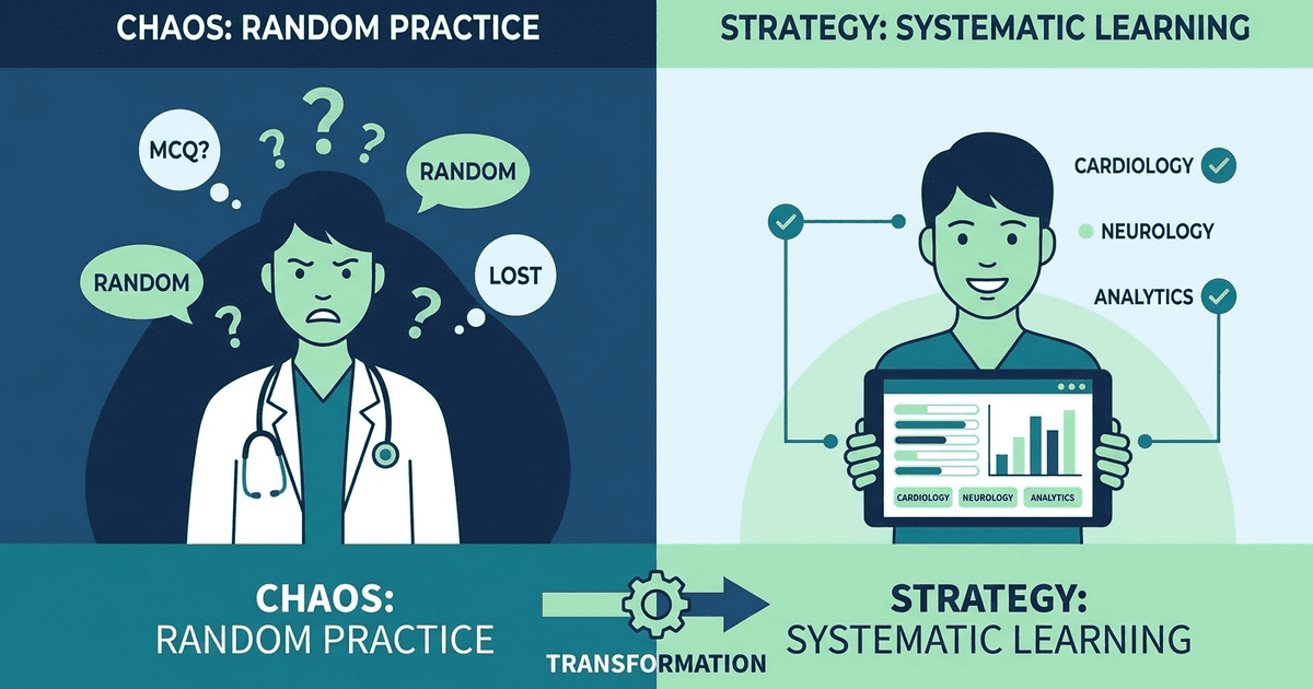 Cover: Medical Exam Question Bank Strategy: Use Oncourse AI to Stop Doing Random Questions
