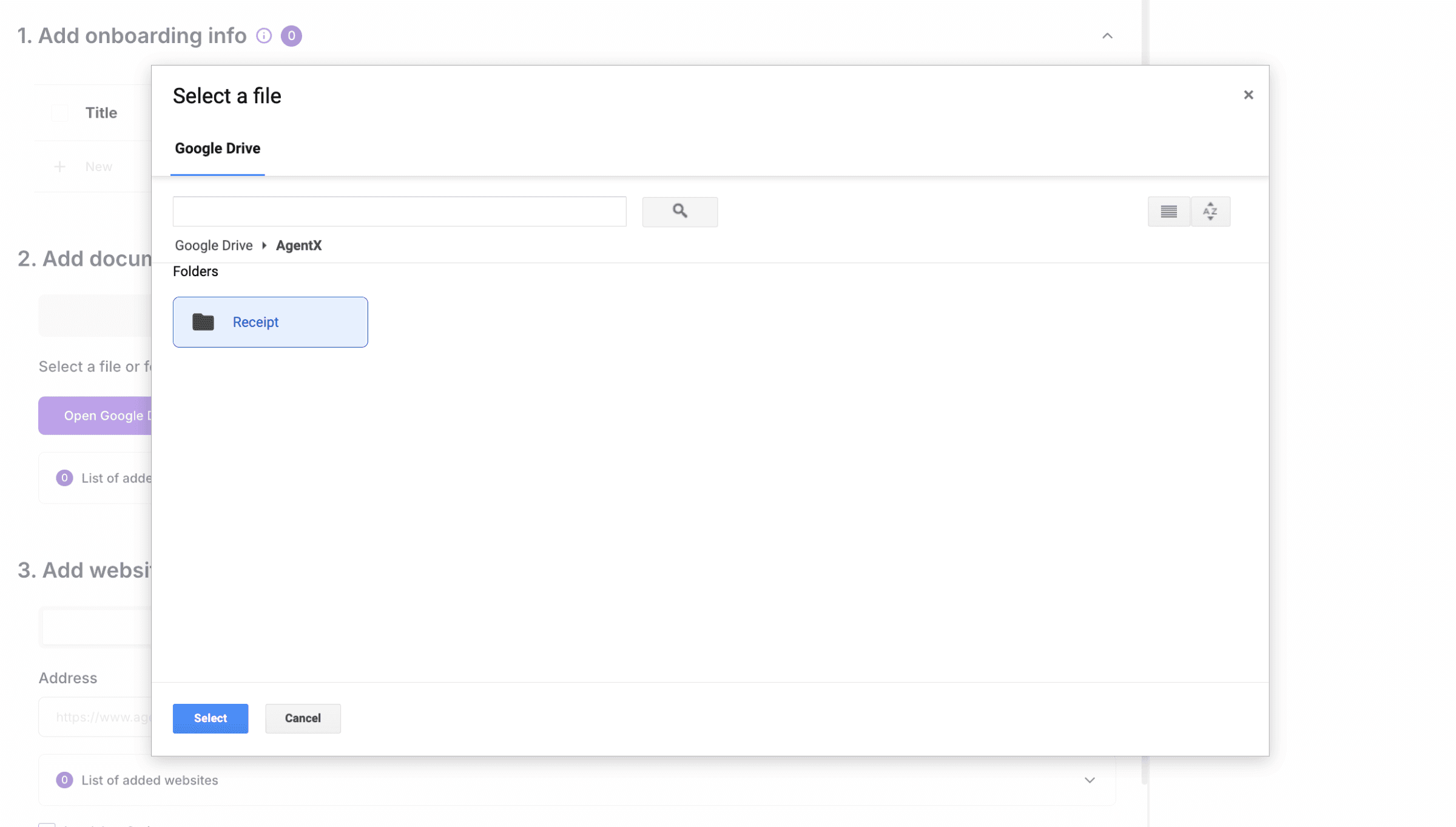 AgentX knowledge base - document - Google Drive