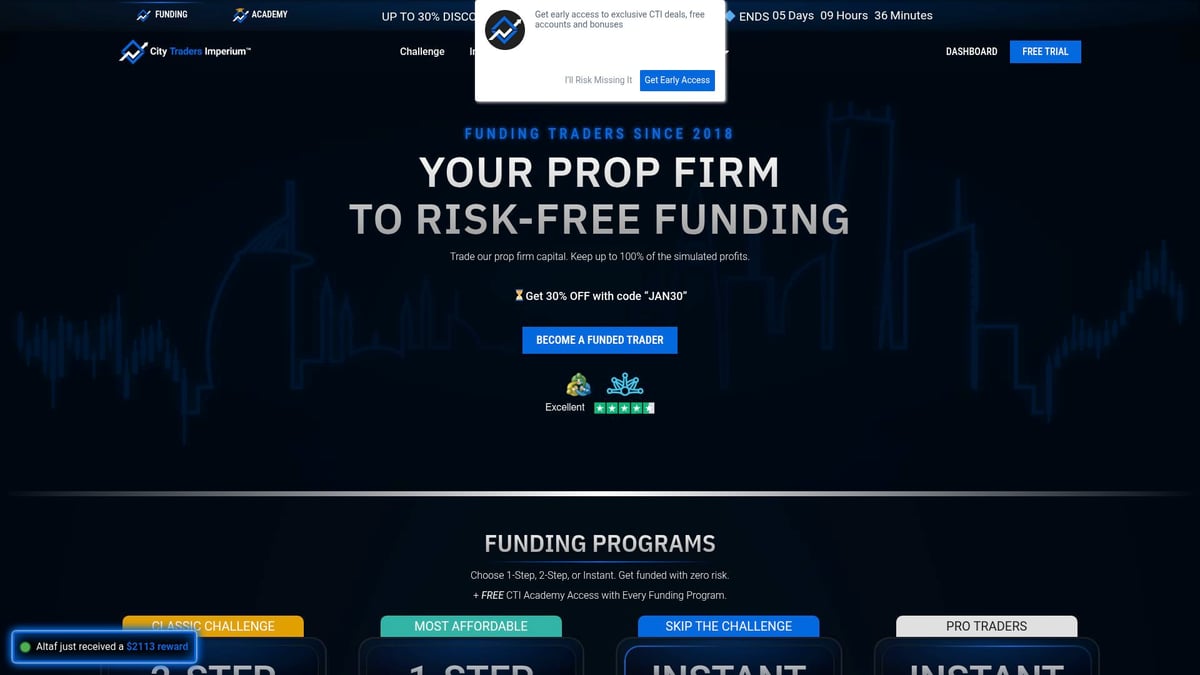 7 Leading Instant Funding Prop Firm Picks for 2026 - City Traders Imperium