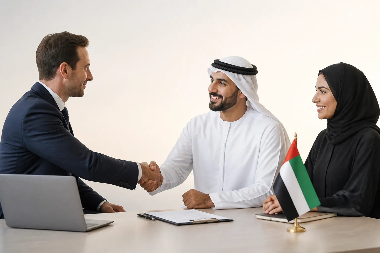 Best Setup for an Overseas Company Entering the UAE beside a Dubai trade license document