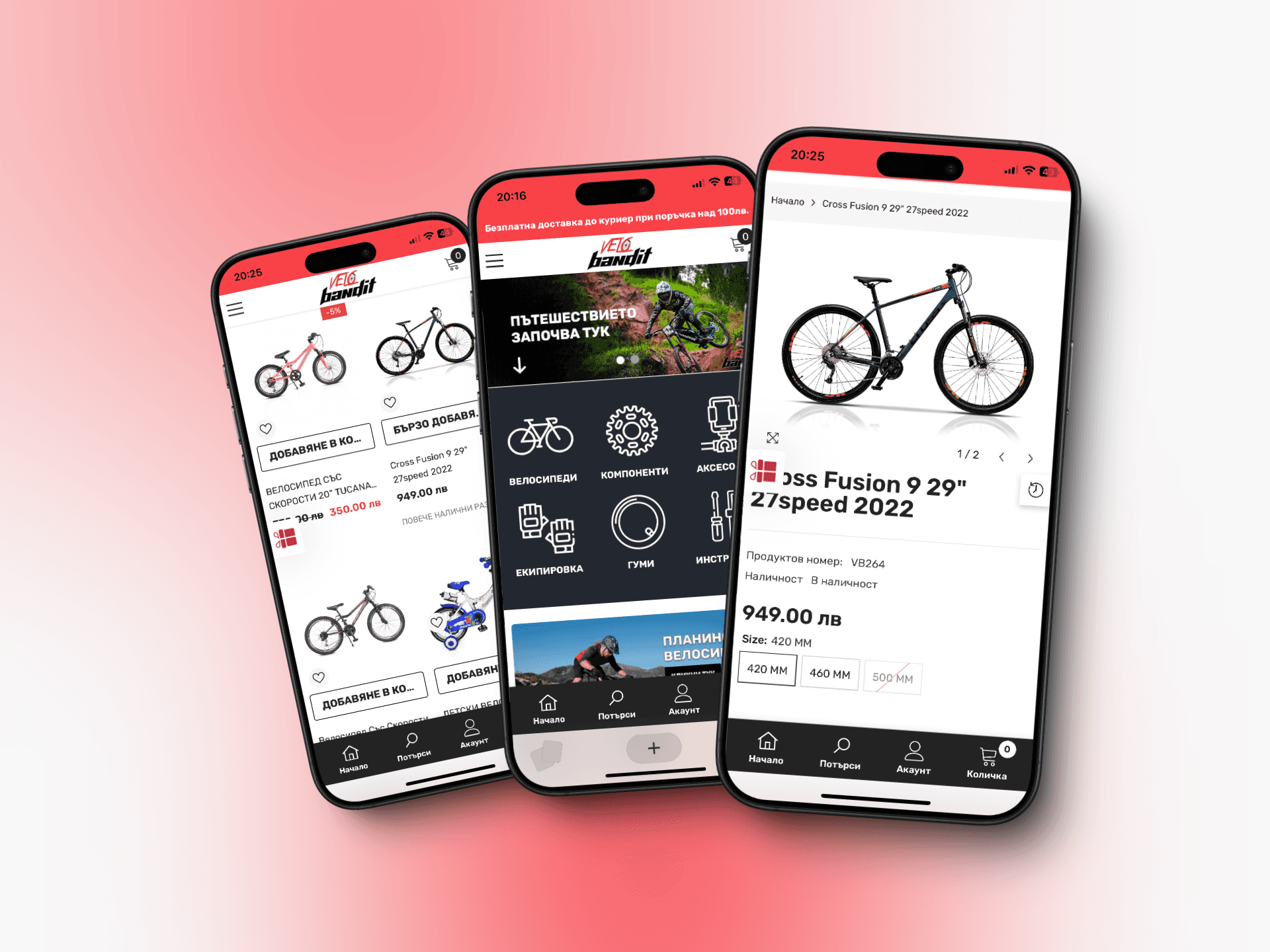 Снимки от сайта на Велобандит