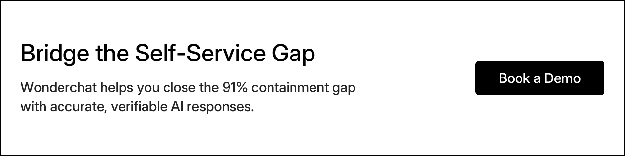 Bridge the Self-Service Gap