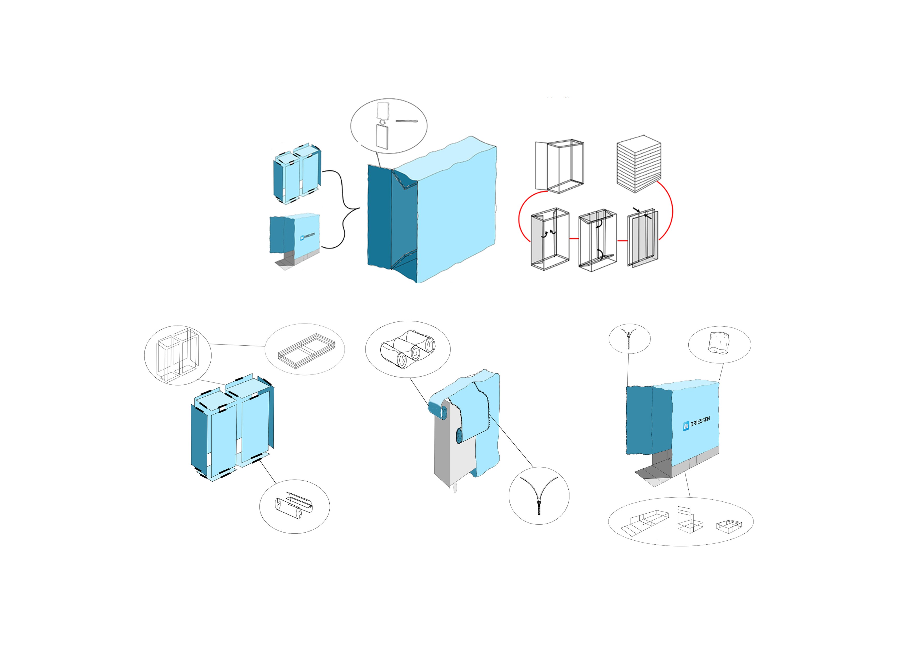 Early concept sketches