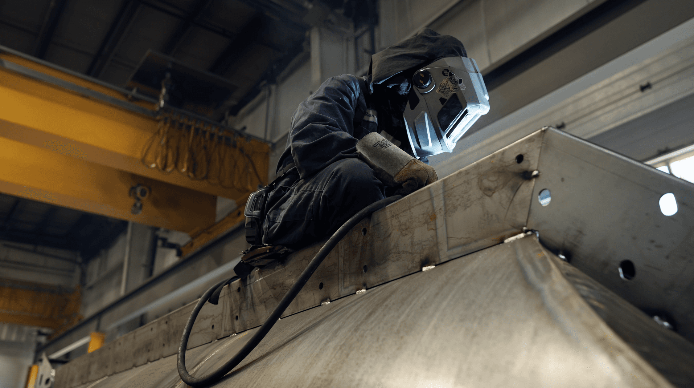 Fashion photoshoot with a woman posing in a dress