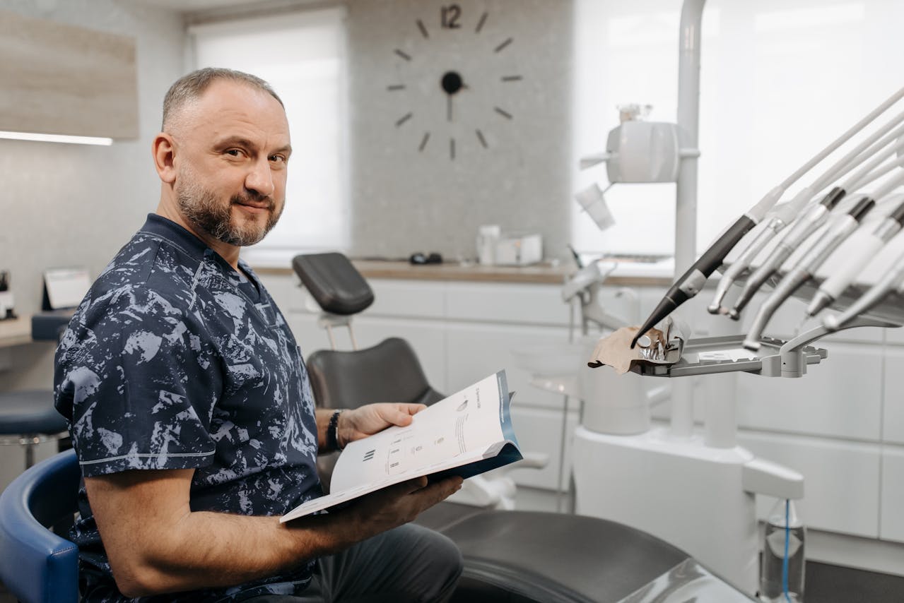 A dentist planning retirement